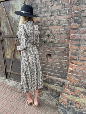 SUKIENKA PRINT WĘŻOWY