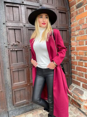 PŁASZCZ NESSY CLARET