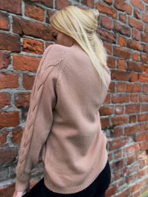 SWETER  THICK BRAID  CARAMEL