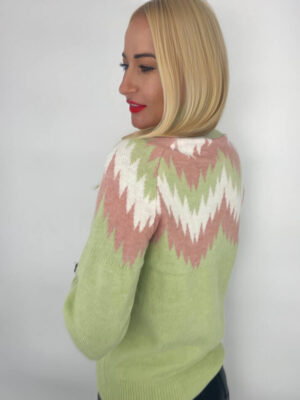 SWETER DAMARIS GOLF ZIELEŃ