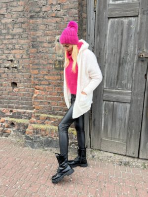 KARDIGAN SOFT INES ŚMIETANKA