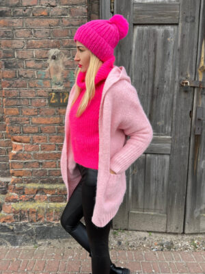 KARDIGAN SOFT INES RÓŻ