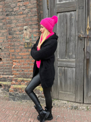 KARDIGAN SOFT INES CZARNY