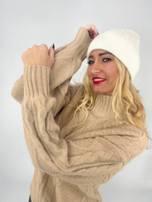 SWETER CASSIE CAMEL