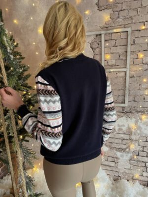 SWETER REINDEER GRANAT